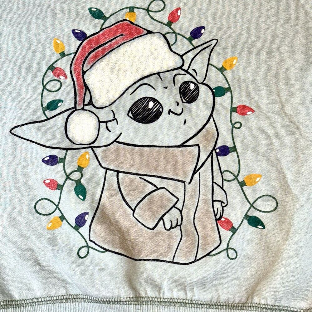 Baby Yoda Toddler Boys 5T Christmas Sweatshirt Star Wars Shirt